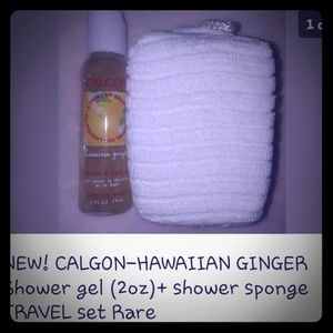 New! Calgon Hawaiian Ginger travel bath set